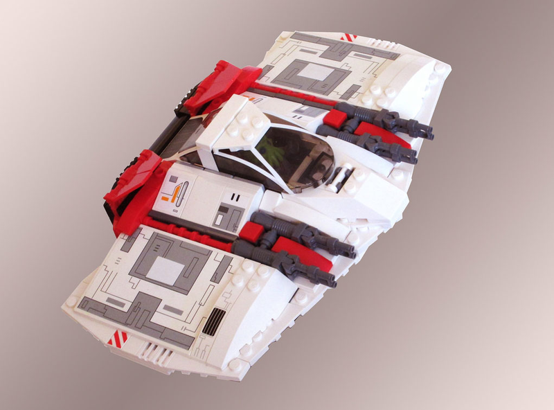 Illustration for article titled Redesigning Star Wars' Coolest Vehicles (Using LEGO)